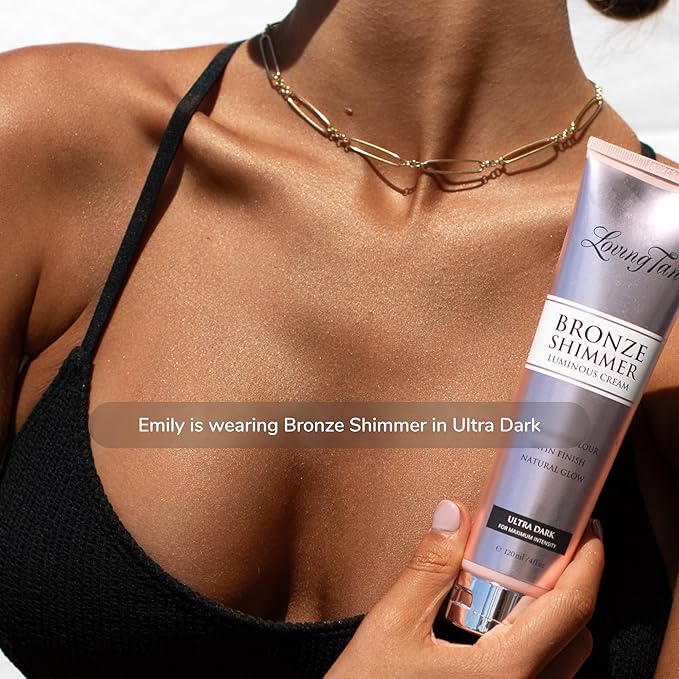 Loving Tan Bronze Shimmer Luminous Cream, Ultra Dark 4 FL Oz