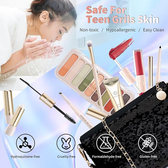 Color Nymph Teen Girls Makeup Kits, All In