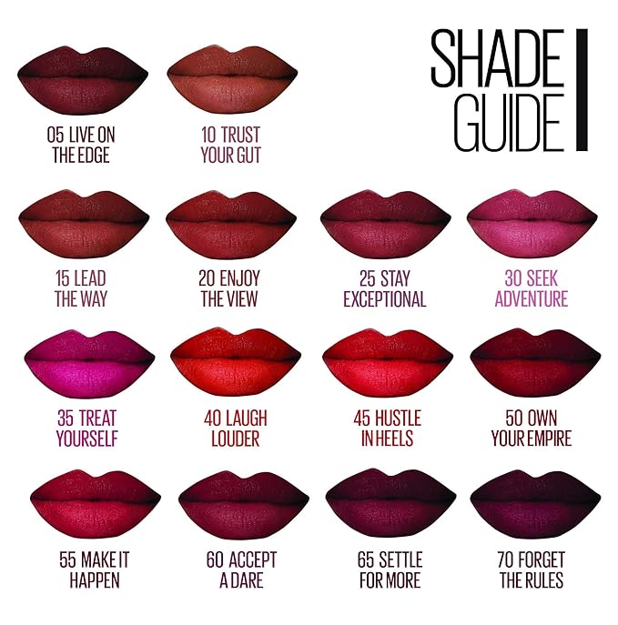 Maybelline Lipstick, Superstay Matte Ink Crayon Longlasting Brown Lipstick with Precision Applicator 20 Enjoy The View