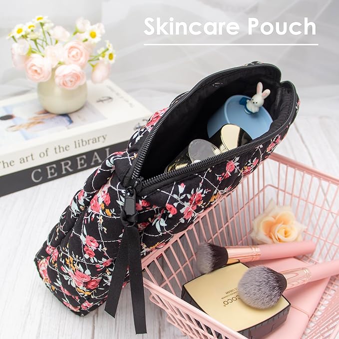 Pazimiik cotton makeup bag for