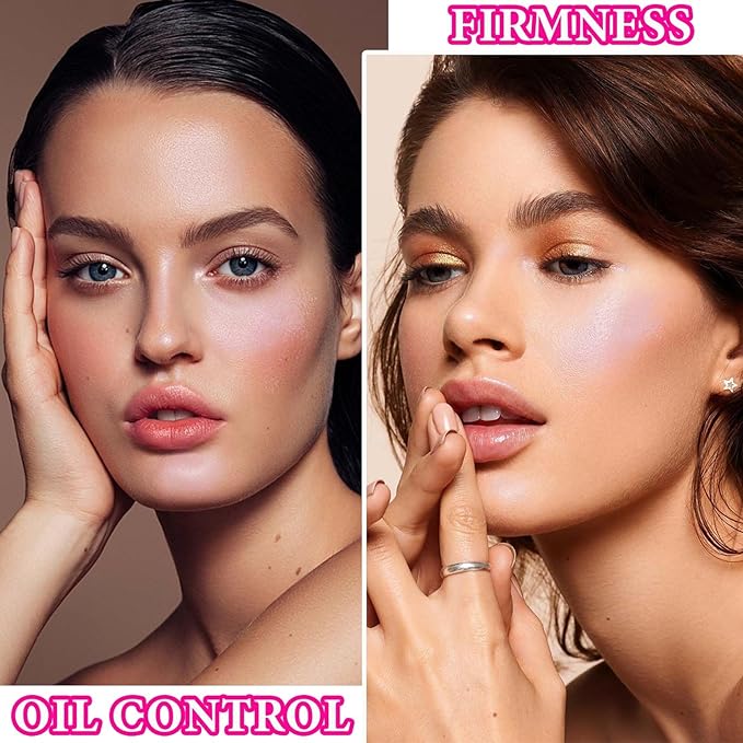 Cream Contour Sticks,Smooth Shimmer Highlighter Makeup Stick,Lightweight Multi for Women(#01)