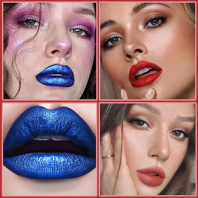 AWCCXMYM Peel Off Lip Stain Lip Tint Matte Lipstick Nude Lip Gloss Long Lasting Waterproof Up To 24 Hours Non Stick Cup Non Fade Liquid Lipstick Lip Tint Stain Makeup 02#