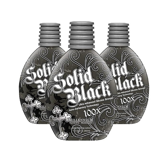 Millennium Tanning Solid Black 100X