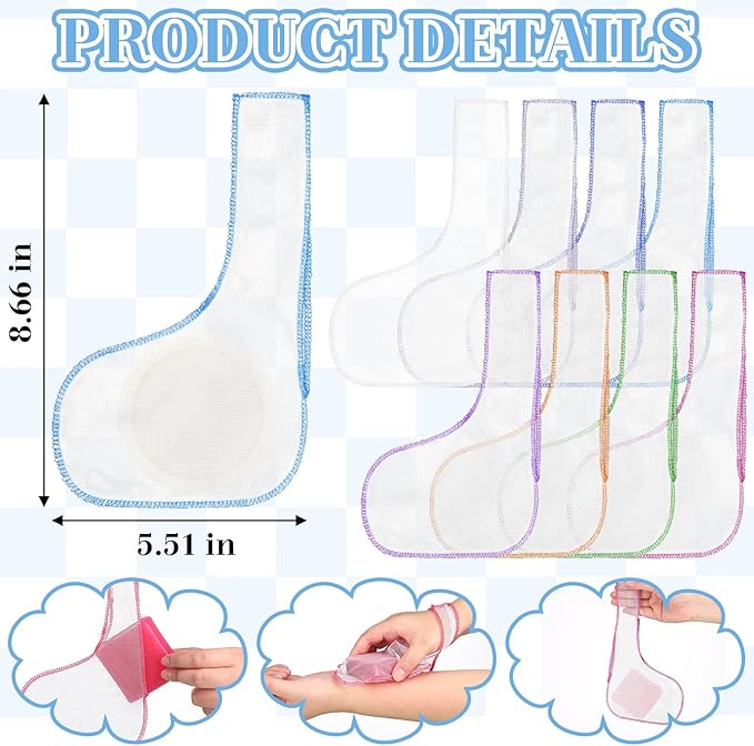 8 Pcs Soap Bag Bar Soap