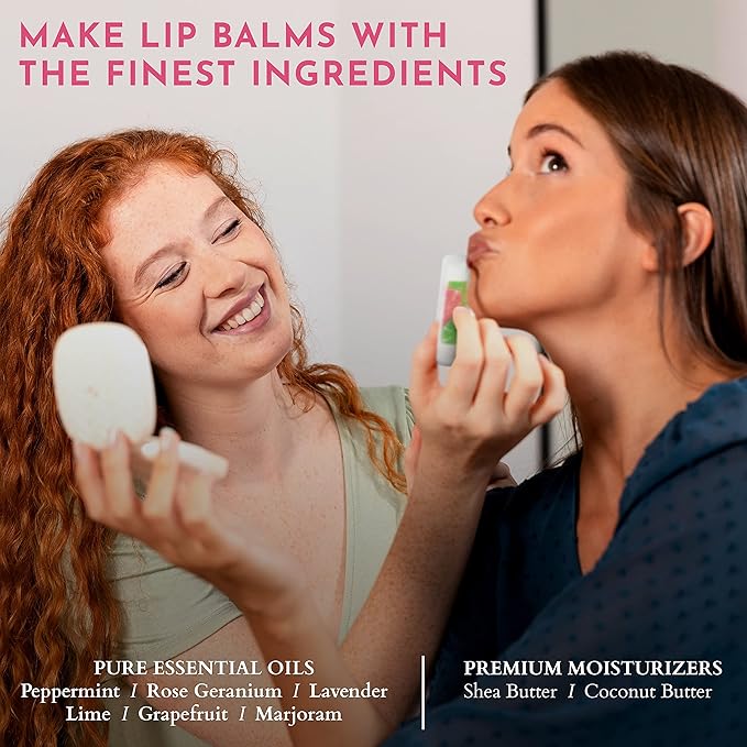Deluxe Lip Balm Kit with Filling Oils