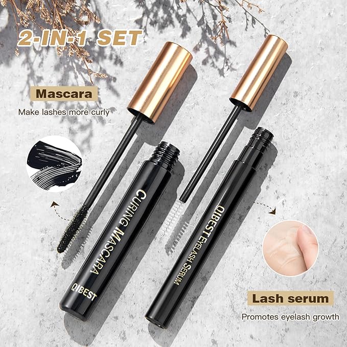 Makeup Sets.Lash serum.Mascara.Waterproof Smudgeproof Long Lasting.Gift Kit