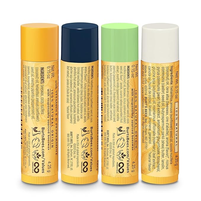 Burt’s Bees Holiday Gift, 4 Lip Stocking