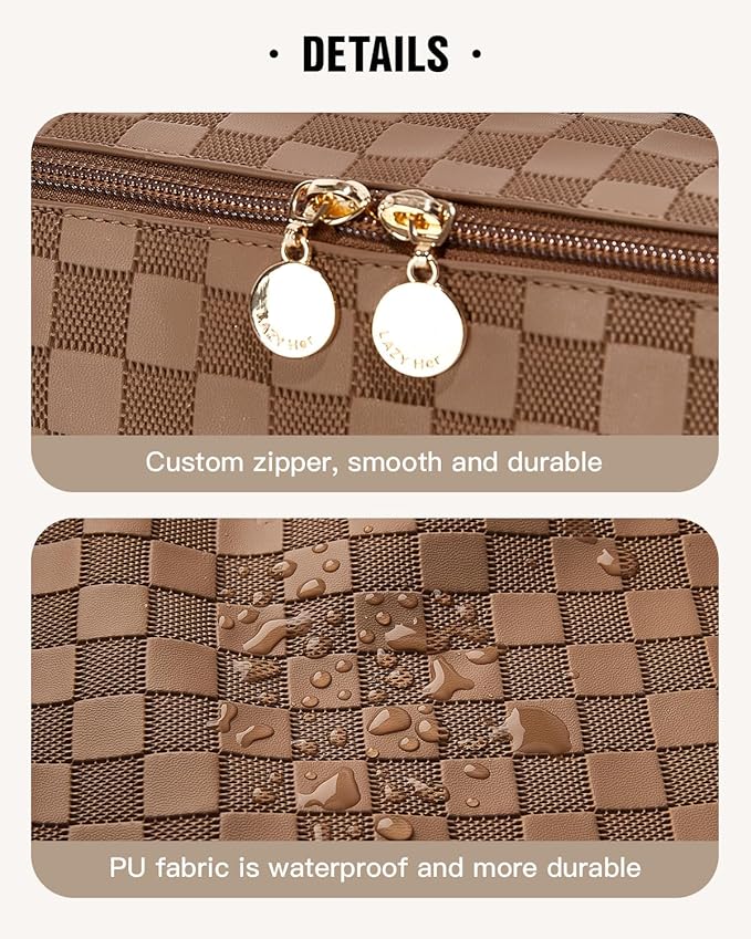 Eachy travel makeup bag,large capacity