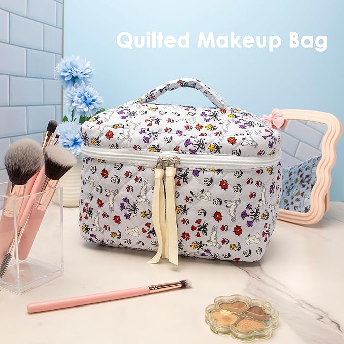 Pazimiik cotton makeup bag for