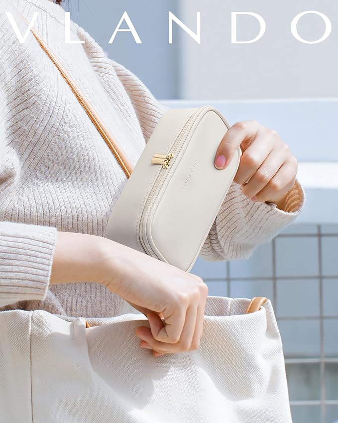 Vlando travel makeup bag,small travel