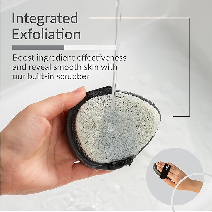 Yoove Bamboo Charcoal Soap with Scrubber,