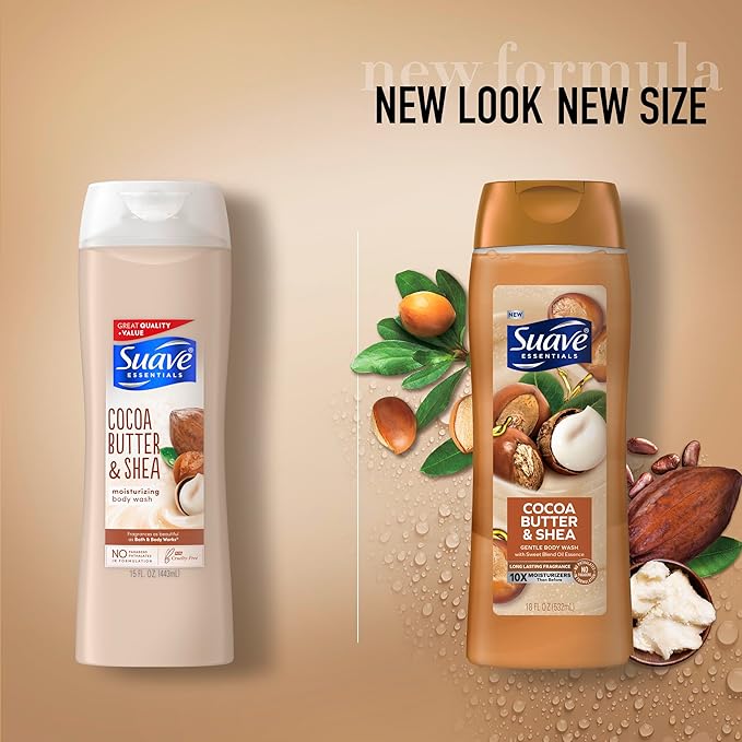 Suave Body Wash 2-Pack & Lotion