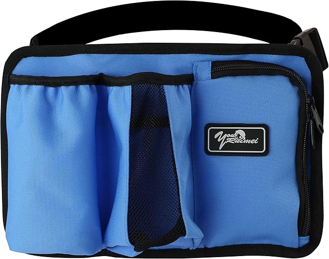Massage Bottle Bag Massage Therapist Holster Massage Lotion Holster Massage Oil Holster(YR-3KD-Blue)