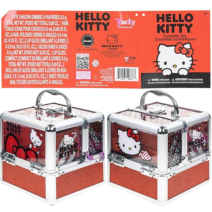 Hello Kitty - Townley Girl Train Case Cosmetic
