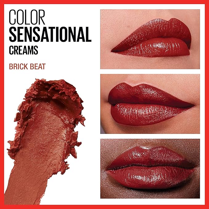 Maybelline Color Sensational Lipstick, Lip Makeup, Cream Finish, Lipstick, 15 oz