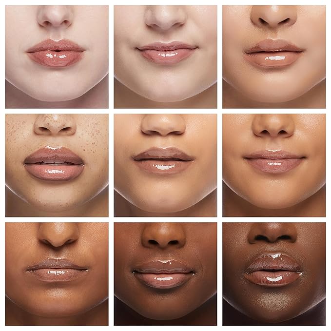 Ruby Kisses Lip Gloss Butter Bomb Gloss Non-Sticky Lip Gloss Vitamin E Natural Nude Lip Makeup - 7.8mL (0.26 US fl.oz) (Snatched)