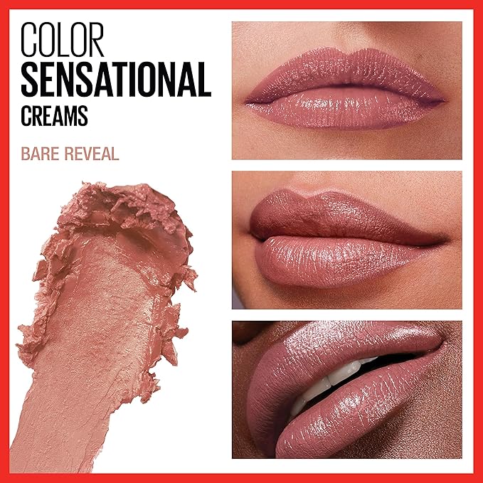 Maybelline Color Sensational Lipstick, Lip Makeup, Cream Finish, Lipstick, 15 oz