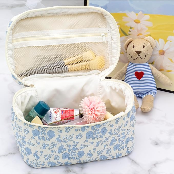 Pazimiik cotton makeup bag for