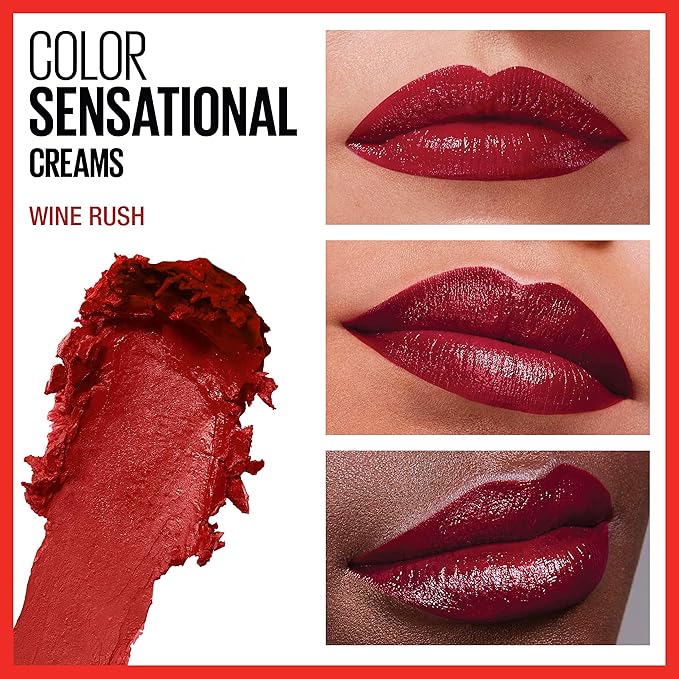 Maybelline Color Sensational Lipstick, Lip Makeup, Cream Finish, Lipstick, 15 oz