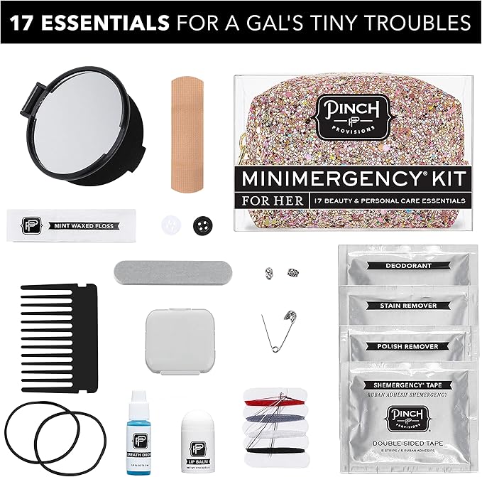 Pinch Provisions Rose Gold Minimergency Kit, Holiday’s