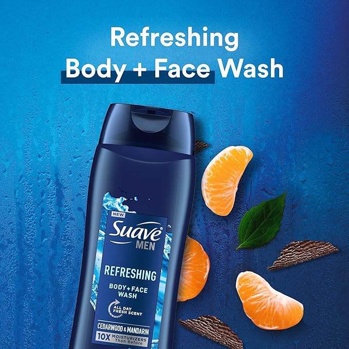 Suave Men Body Wash Variety 2-Pack