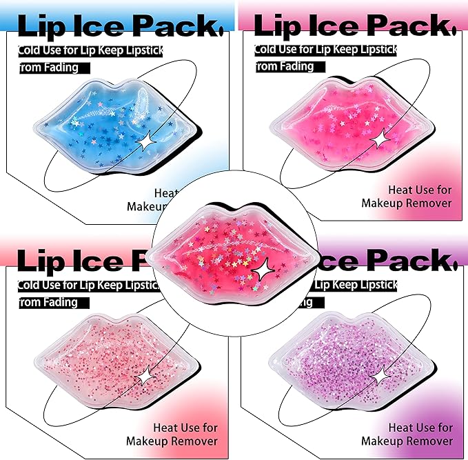 Lip Ice Pack, Mini Small Gel Bruising,10