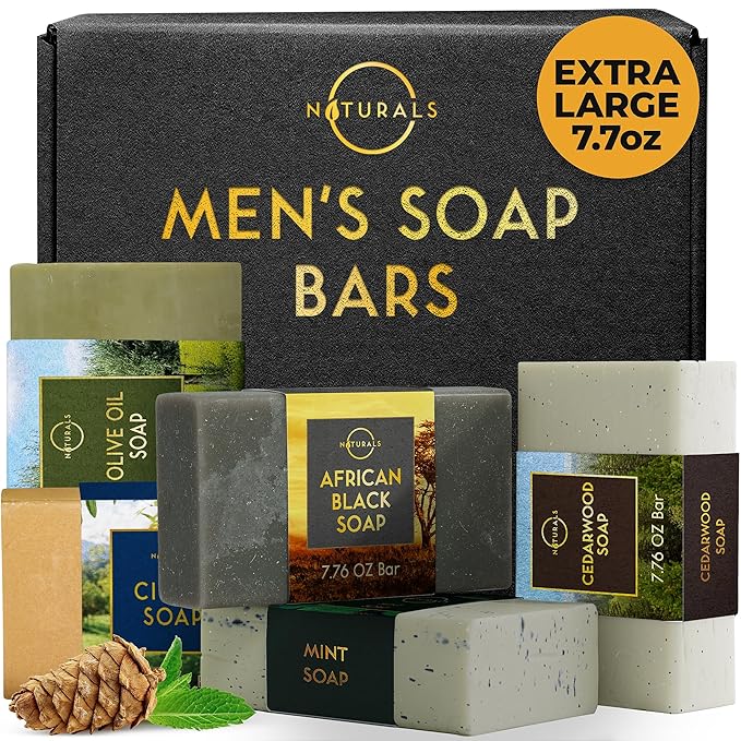 O Naturals 5PC Mens Soap Gift