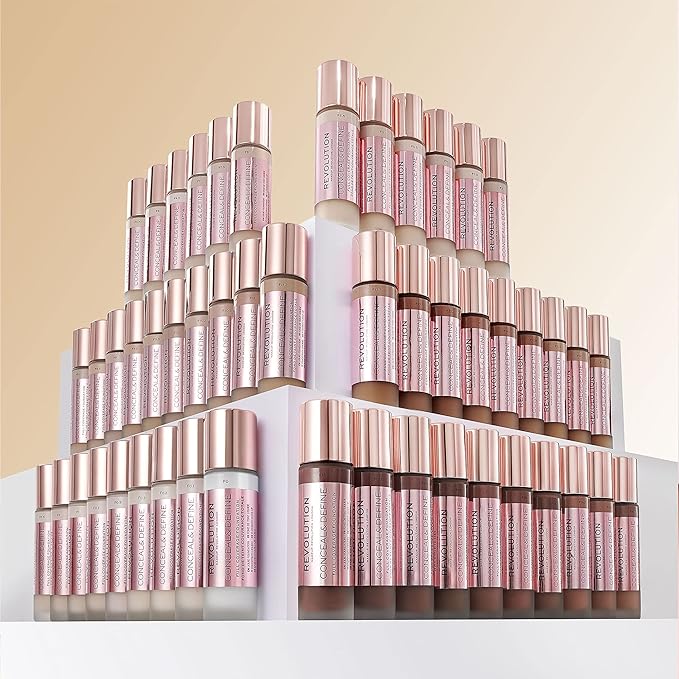 Makeup Revolution Conceal and Hydrate Concealer, Full Coverage 0.7 Fl Oz