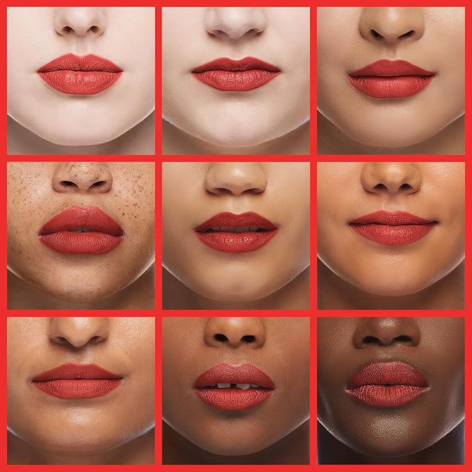 Physicians Formula Rosé Kiss All Day Velvet Lipstick Lip Color Makeup, Red Hot Lips | Dermatologist Tested, Clinicially Tested