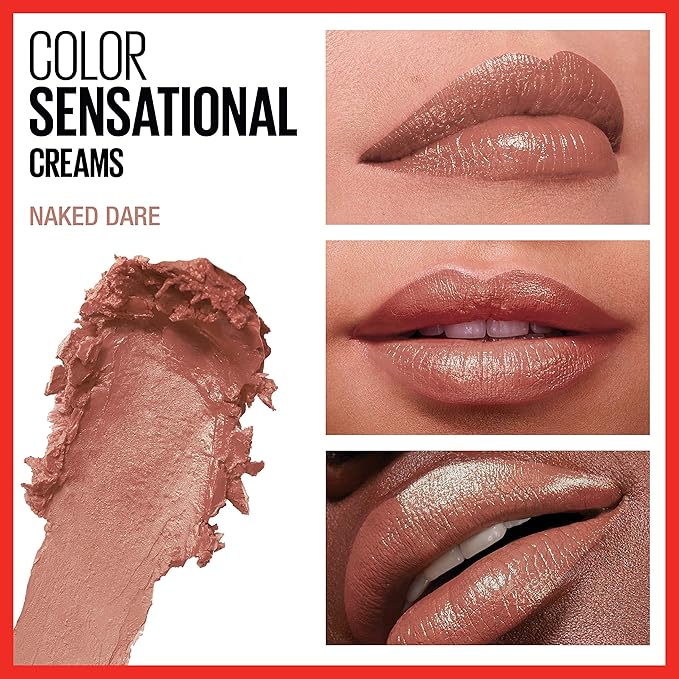 Maybelline Color Sensational Lipstick, Lip Makeup, Cream Finish, Lipstick, 15 oz
