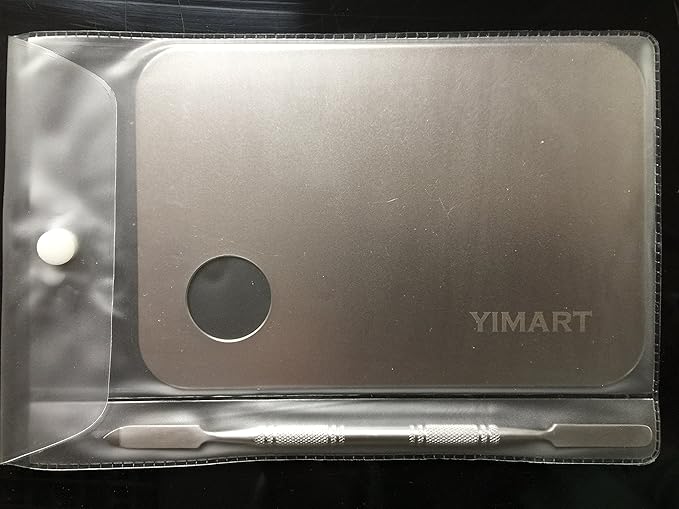 Yimart Stainless Steel Cosmetic Makeup Mixing Pallete