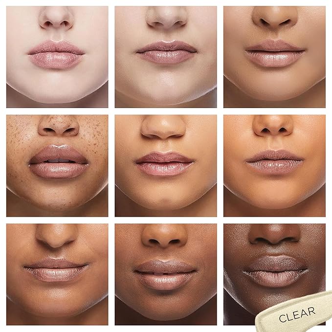 Pure Cosmetics Pure Illumination Lip Gloss - LED-lit Applicator w/Side Mirror - Non-Sticky, Moisturizing & Hydrating Lip Glosses - Soothes & Heals Dried Chapped Lips (Clear)