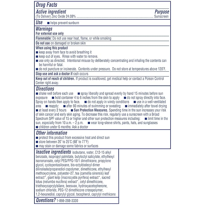Coppertone Pure and Simple Spray Sunscreen, SPF 50 Broad Spectrum Sunscreen with Zinc Oxide, 5 Ounce (Pack of 3)
