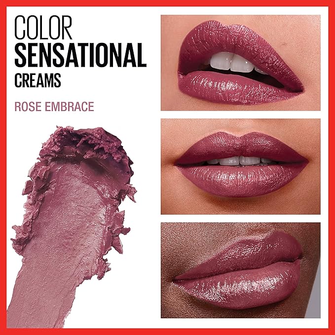Maybelline Color Sensational Lipstick, Lip Makeup, Cream Finish, Lipstick, 15 oz