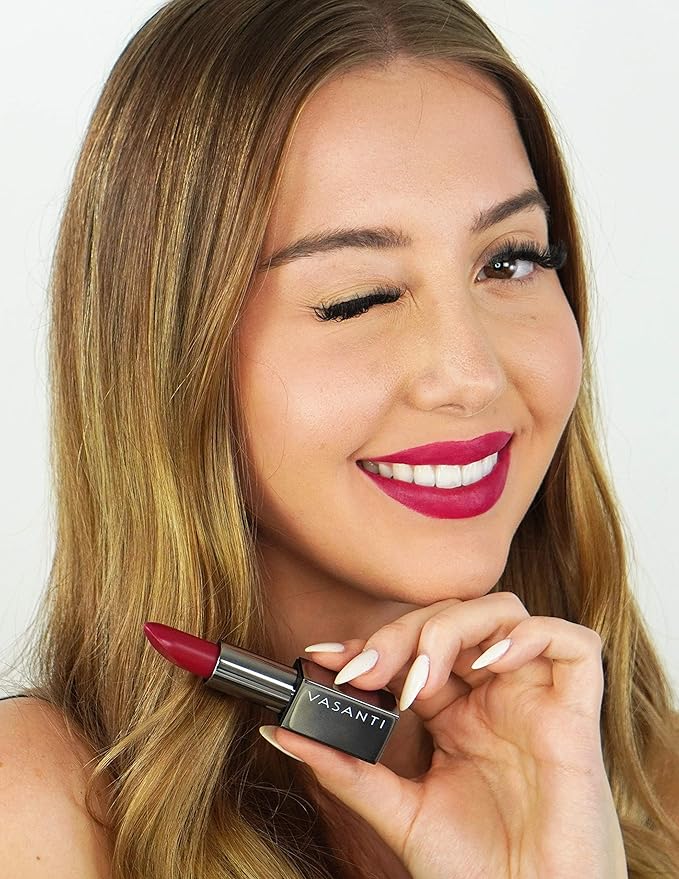 VASANTI My Time Lipstick (Game Time) - Long-Lasting Lipstick