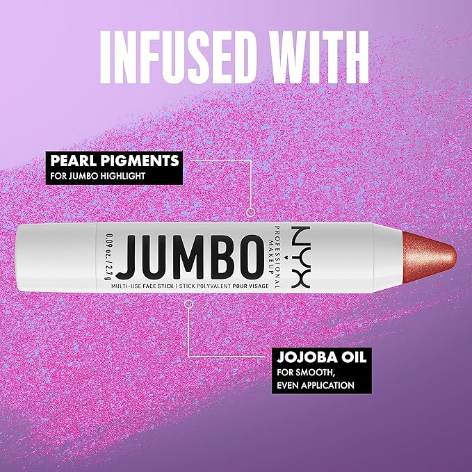 NYX PROFESSIONAL MAKEUP, Jumbo Multi-Use Face Highlighter Stick Lemon Meringue