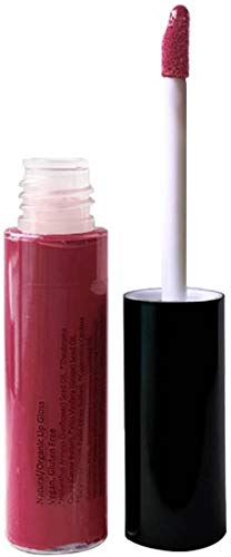 Mom's Secret 100% Natural Lip Gloss, Organic, Vegan, Gluten Free, Cruelty Free, Made in the USA, 0.18 oz. (Ti Amo)
