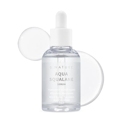 AQUA SQUALANE SERUM 50ml | Soothing, Inner moisture, Claming, Pore care, Sebum control | 1.69Fl Oz