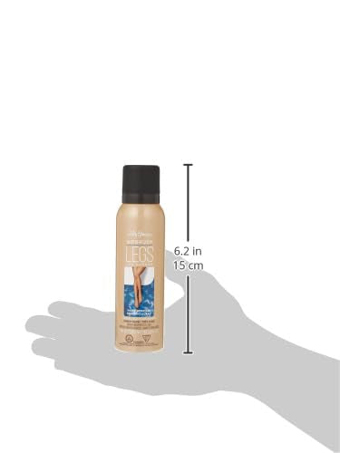 Sally Hansen Airbrush Legs, Leg Spray-On Makeup, Fairest Glow 4.4 Oz (Pack of 2)