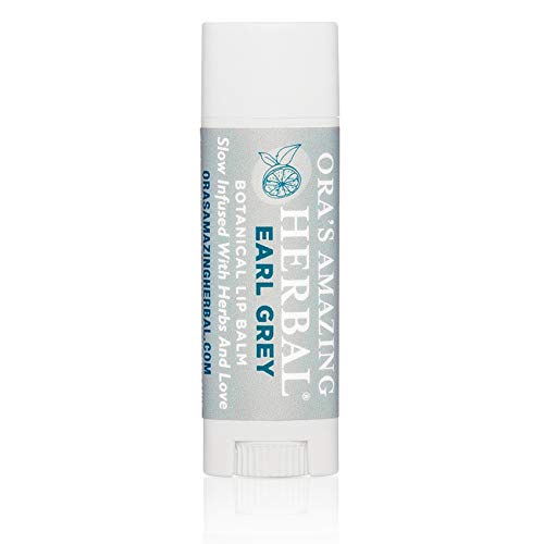 Natural Earl Grey Lip Balm, Bergamot Herbal