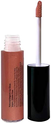 Mom's Secret 100% Natural Lip Gloss, Organic, Vegan, Gluten Free, Cruelty Free, Made in the USA, 0.18 oz. (What A Babe)
