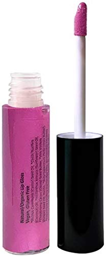 Mom's Secret 100% Natural Lip Gloss, Organic, Vegan, Gluten Free, Cruelty Free, Made in the USA, 0.18 oz. (Wild Orchid)