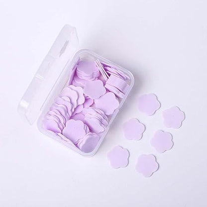 100 Pcs Purple Mini Portable Travel