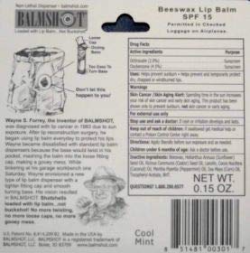 BALMSHOT Lip Balm Two Pack of Cool