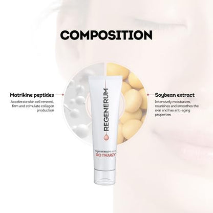 Face Regenerating Serum - Intensive Hydration and Nourishment for Dry and Sensitive Skin with SPF 15 Protection - 50ml
