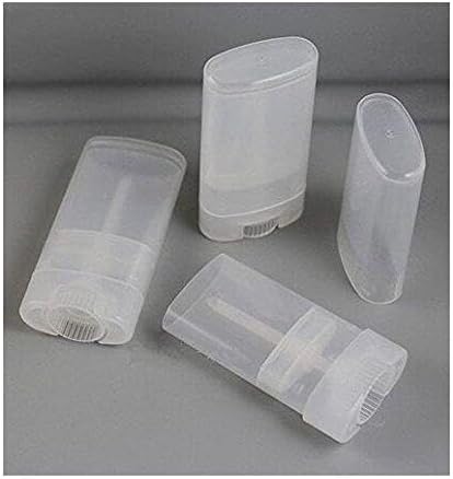 20PCS 15ml/0.5oz Empty Clear Plastic Oval
