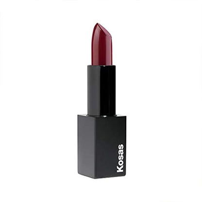 Kosas Weightless Lip Color Nourishing Satin Lipstick - High Impact Lip Color with Clean Formula - Comfy feel & Soft Finish -Darkroom