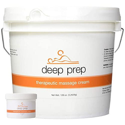 Rolyan Deep Prep Therapeutic Massage Cream, Gallon