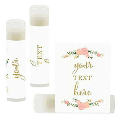 Andaz Press Personalized Lip Balm Party Florals,