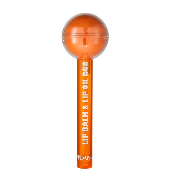 Tinted Lip Balm Lollipop Lip Gloss, (Orange)